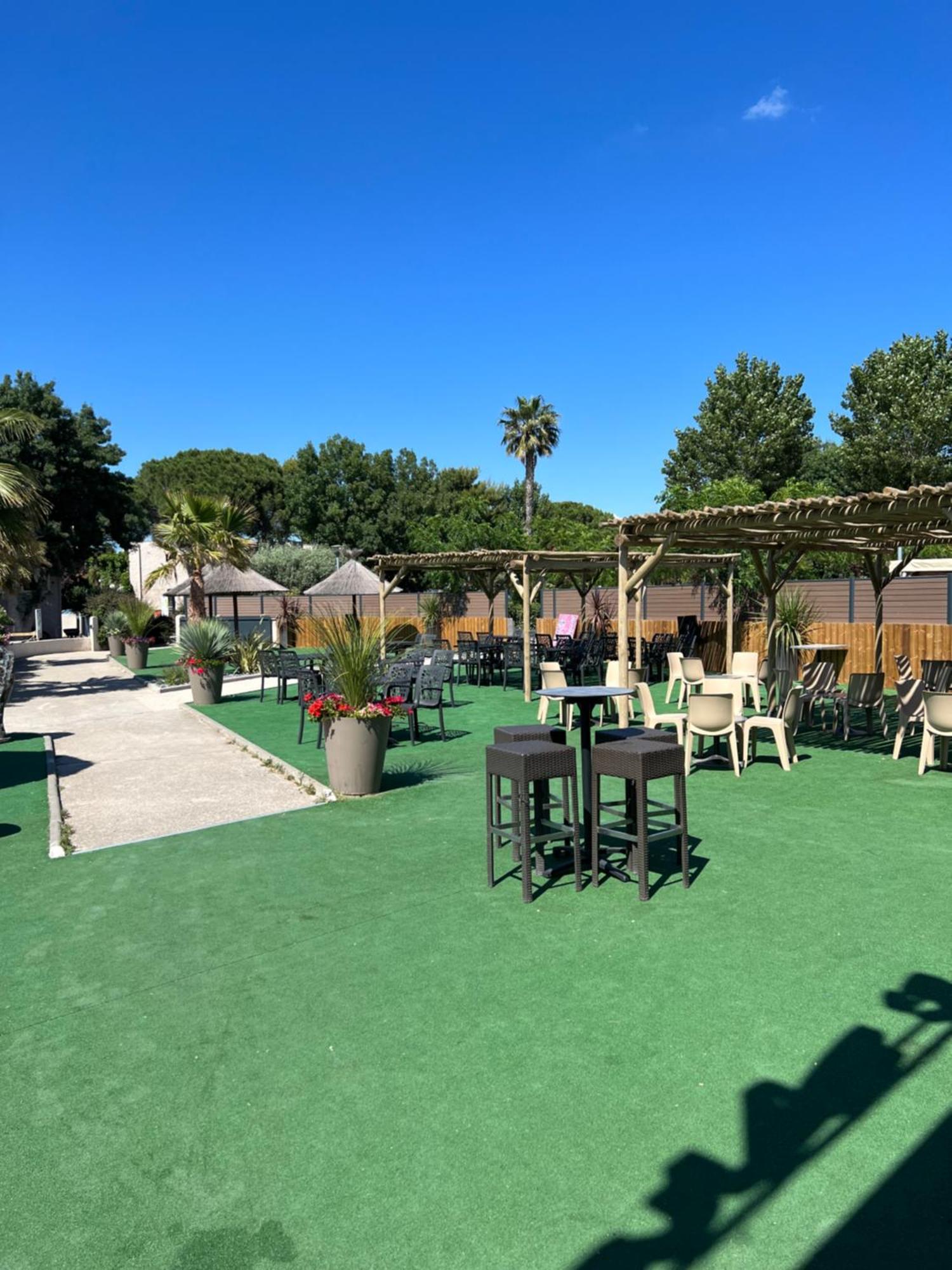 Mobilhome La Carabasse Vias Plage Exterior foto